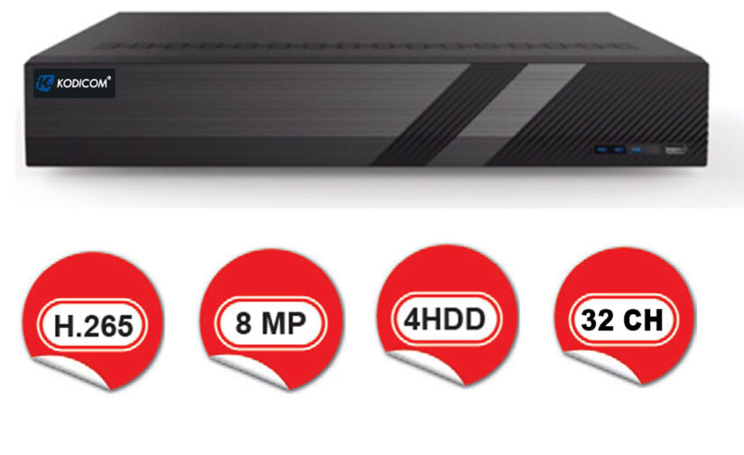 Kodicom KD-3332H4 / 32 Kanal 8 Megapiksel NVR Kayıt Cihazı