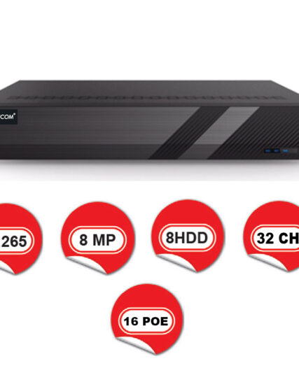Kodicom KD-3532H8-16P / 32 Kanal 8 Megapiksel NVR Kayıt Cihazı