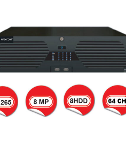 Kodicom KD-N64E / 64 Kanal 8 Megapiksel NVR Kayıt Cihazı